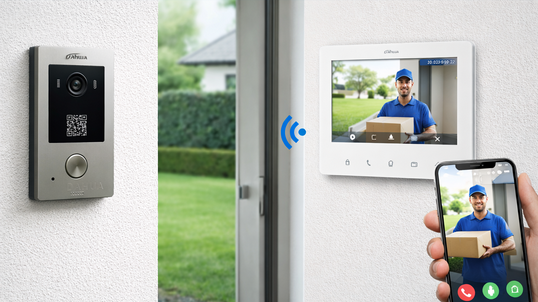 Installation d'un interphone Dahua VTO connecté à Genève par HWIS